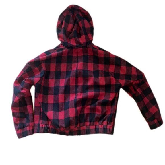 Women's H&M flannel plaid jacket - Picture 2 of 3